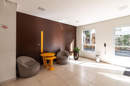 Apartamento à venda com 33m², 1 quarto e sem vaga Apartamento à venda com 33m², 1 quarto e sem vagaHall social