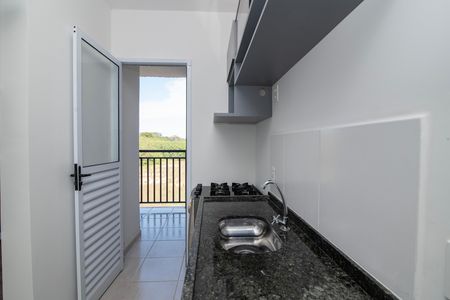 Cozinha de apartamento para alugar com 2 quartos, 50m² em Jardim de Mônaco, Hortolândia