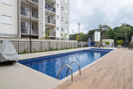 Área Comum - Piscinas de apartamento para alugar com 2 quartos, 50m² em Jardim de Mônaco, Hortolândia