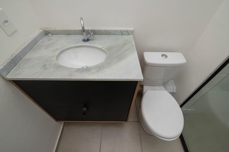 Banheiro Social de apartamento para alugar com 2 quartos, 50m² em Jardim de Mônaco, Hortolândia