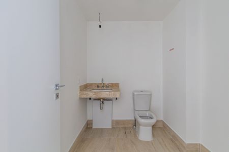 Banheiro de kitnet/studio à venda com 1 quarto, 23m² em Pompeia, São Paulo