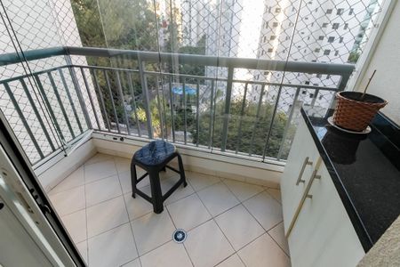 Varanda da Sala de apartamento para alugar com 2 quartos, 51m² em Vila Andrade, São Paulo