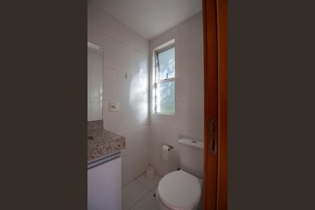 Banheiro da Suíte de apartamento à venda com 3 quartos, 78m² em Liberdade, Belo Horizonte