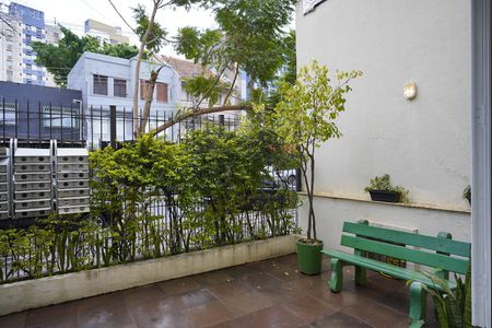 Sala - vista de kitnet/studio para alugar com 1 quarto, 40m² em Cidade Baixa, Porto Alegre