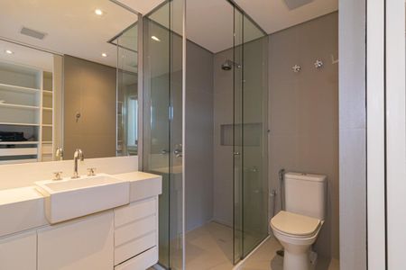 Banheiro da Suíte 1 de apartamento para alugar com 3 quartos, 106m² em Itaim Bibi, São Paulo