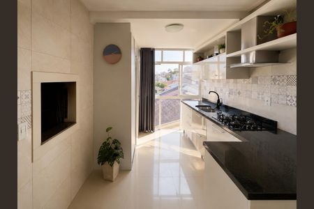 Cozinha de apartamento para alugar com 3 quartos, 84m² em Morada do Vale II, Gravataí