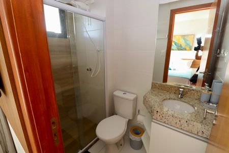 Studio para alugar com 22m², 1 quarto e 2 vagas Studio para alugar com 22m², 1 quarto e 2 vagasBanheiro
