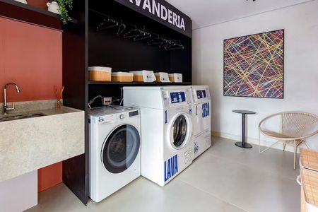 Apartamento para alugar com 25m², 1 quarto e sem vaga Apartamento para alugar com 25m², 1 quarto e sem vagaLavanderia