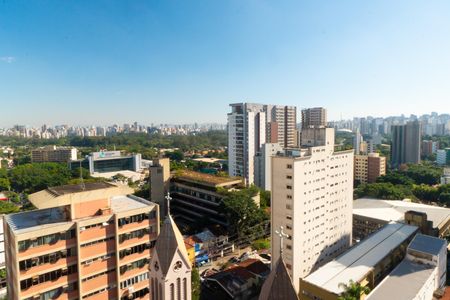 Vista da Sacada da Sala de apartamento para alugar com 1 quarto, 47m² em Vila Clementino, São Paulo