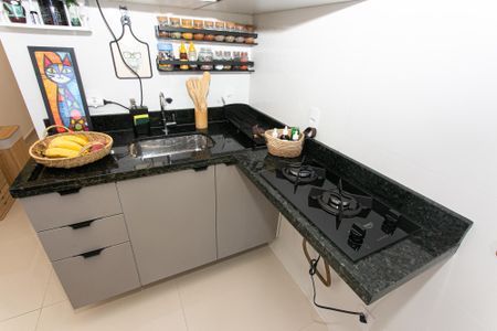 Cozinha de apartamento à venda com 1 quarto, 27m² em Tatuapé, São Paulo