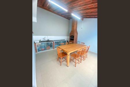 Espaço gourmet com churrasqueira de casa à venda com 2 quartos, 166m² em Jardim Copacabana, São Bernardo do Campo