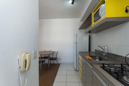Apartamento à venda com 33m², 1 quarto e sem vaga Apartamento à venda com 33m², 1 quarto e sem vagaCozinha Americana