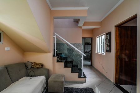 Sala de casa à venda com 3 quartos, 170m² em Vila Humaita, Santo André