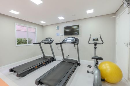 Apartamento para alugar com 36m², 2 quartos e sem vaga Apartamento para alugar com 36m², 2 quartos e sem vagaÁrea comum - Academia