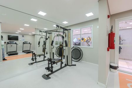 Apartamento para alugar com 36m², 2 quartos e sem vaga Apartamento para alugar com 36m², 2 quartos e sem vagaÁrea comum - Academia
