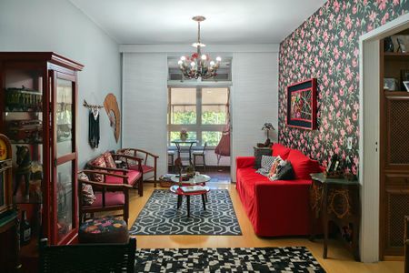 Sala de apartamento para alugar com 2 quartos, 95m² em Laranjeiras, Rio de Janeiro