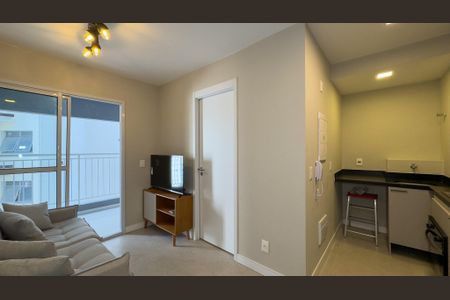 Sala de apartamento para alugar com 2 quartos, 42m² em Brooklin, São Paulo