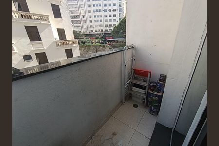 Varanda de kitnet/studio à venda com 1 quarto, 30m² em Centro Histórico de São Paulo, São Paulo