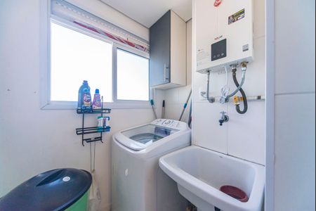 Área de Serviço de apartamento à venda com 2 quartos, 51m² em Vila Curuçá, Santo André