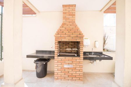 Área comum - Churrasqueira de apartamento à venda com 2 quartos, 51m² em Vila Curuçá, Santo André