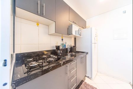 Cozinha  de apartamento à venda com 2 quartos, 51m² em Vila Curuçá, Santo André