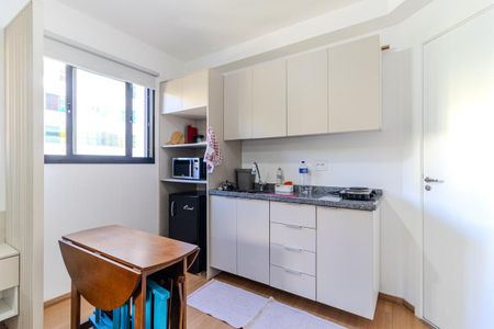 Studio à venda com 28m², 1 quarto e sem vagaCozinha
