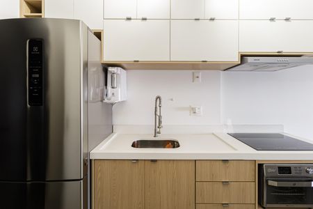 Studio à venda com 27m², 1 quarto e sem vagaCozinha
