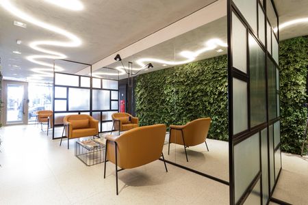 Studio à venda com 27m², 1 quarto e sem vagaHall social