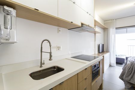 Studio à venda com 27m², 1 quarto e sem vagaCozinha