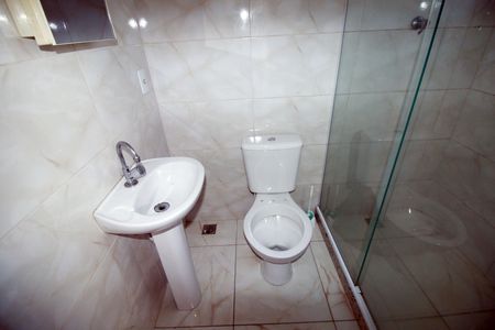 Casa para alugar com 84m², 2 quartos e 1 vagaBanheiro 1