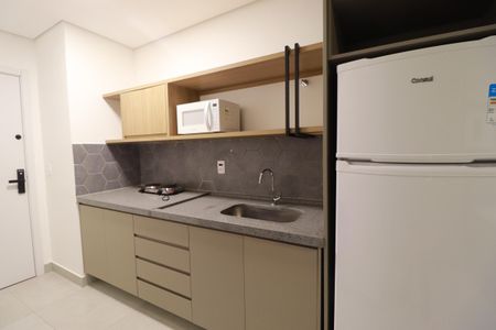 Cozinha  de apartamento para alugar com 1 quarto, 38m² em Jardim Antartica, Ribeirão Preto