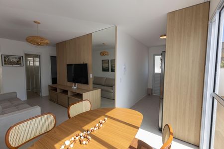Sala de Jantar de casa de condomínio à venda com 2 quartos, 80m² em Vila Industrial, Nova Lima