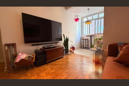 Sala  de apartamento à venda com 1 quarto, 59m² em Higienópolis, São Paulo