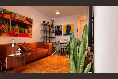 Sala  de apartamento à venda com 1 quarto, 59m² em Higienópolis, São Paulo