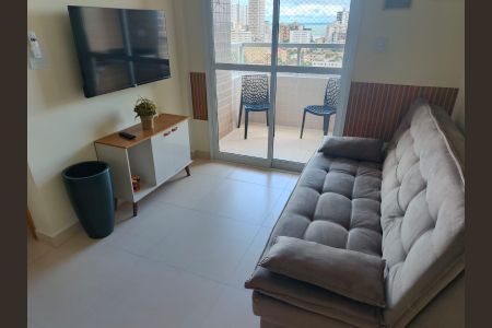 Sala de apartamento para alugar com 2 quartos, 53m² em Vila Caiçara, Praia Grande