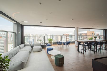 Studio para alugar com 30m², 1 quarto e sem vaga Studio para alugar com 30m², 1 quarto e sem vagaÁrea comum - Churrasqueira