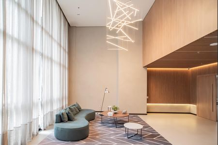 Studio para alugar com 30m², 1 quarto e sem vaga Studio para alugar com 30m², 1 quarto e sem vagaHall social