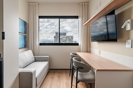 Studio para alugar com 24m², 1 quarto e sem vaga