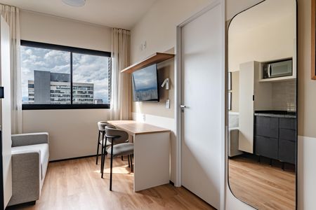 Studio para alugar com 24m², 1 quarto e sem vaga