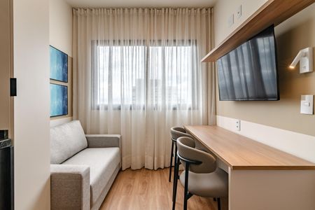 Studio para alugar com 24m², 1 quarto e sem vaga