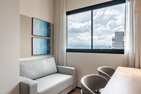Studio para alugar com 24m², 1 quarto e sem vaga