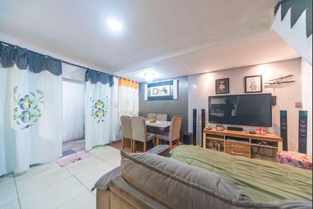 Sala de casa para alugar com 3 quartos, 88m² em Vila Homero Thon, Santo André