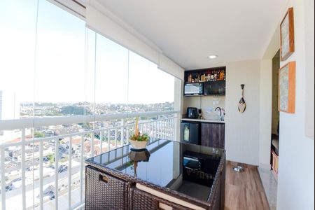 Varanda da Sala de apartamento à venda com 3 quartos, 72m² em Vila Galvão, Guarulhos