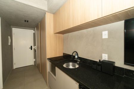 Studio para alugar com 28m², 1 quarto e sem vaga Studio para alugar com 28m², 1 quarto e sem vagaCozinha