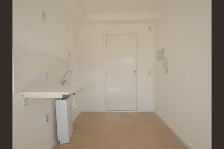 Cozinha de kitnet/studio para alugar com 1 quarto, 17m² em Vila Andrade, São Paulo