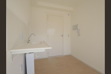 Cozinha de kitnet/studio para alugar com 1 quarto, 17m² em Vila Andrade, São Paulo