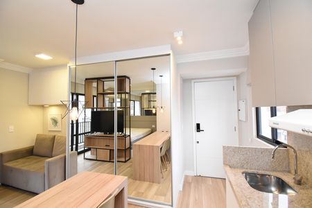 Studio de kitnet/studio para alugar com 1 quarto, 29m² em São Francisco, Curitiba
