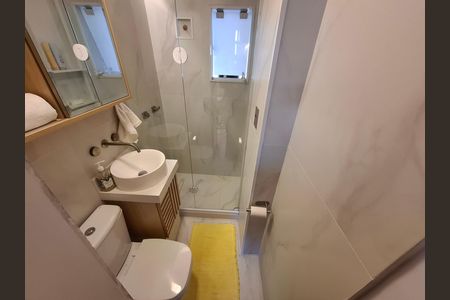 Banheiro  de apartamento para alugar com 1 quarto, 19m² em Lapa, Rio de Janeiro