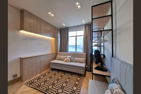 Sala/Cozinha  de apartamento para alugar com 1 quarto, 19m² em Lapa, Rio de Janeiro