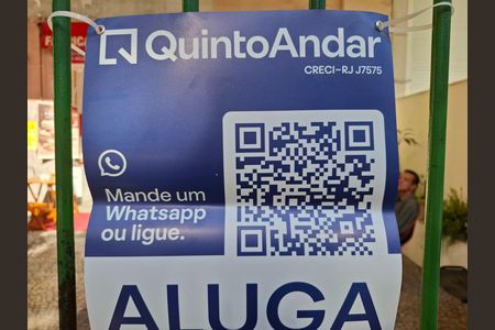Placa  de apartamento para alugar com 1 quarto, 19m² em Lapa, Rio de Janeiro